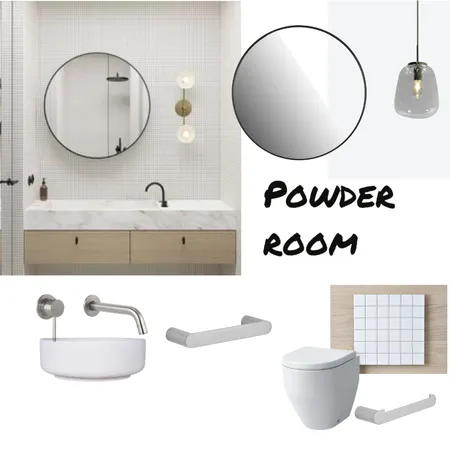 Powder Room Interior Design Mood Board by Mandygee on Style Sourcebook