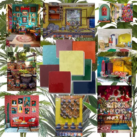 CASA MEXICAN Interior Design Mood Board by STEFF on Style Sourcebook