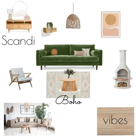 Scandi Boho Vibes Interior Design Mood Board by cheryl346123 on Style Sourcebook