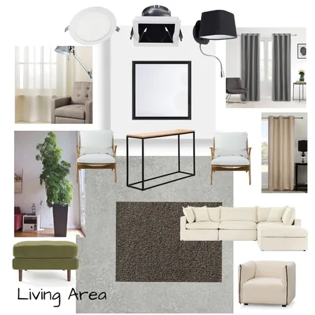 Ardia Living Area Interior Design Mood Board by ArchSMRViola on Style Sourcebook