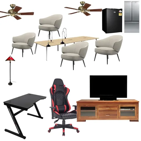 gaming setup Interior Design Mood Board by iseo1 on Style Sourcebook