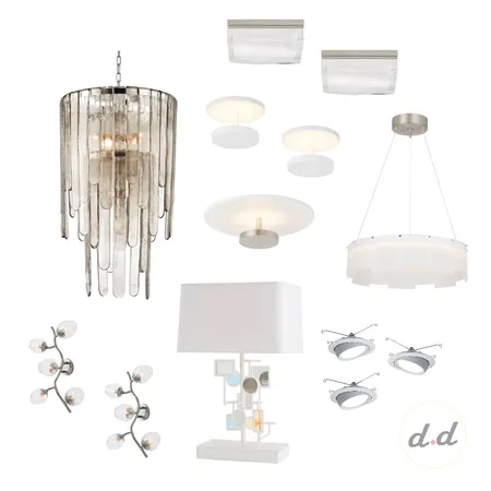 WOODS Condo Lighting Concept Interior Design Mood Board by dieci.design on Style Sourcebook