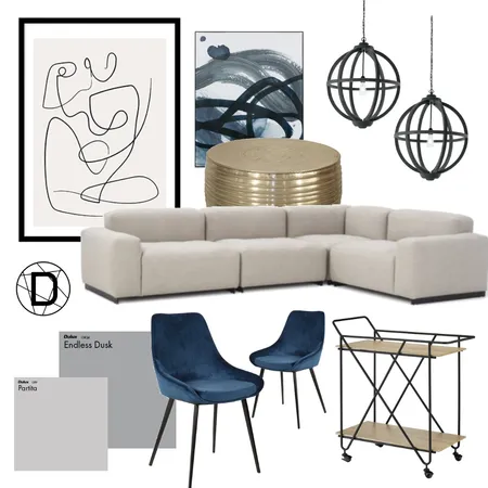 Contemporary Glam Interior Design Mood Board by Designingly Co on Style Sourcebook