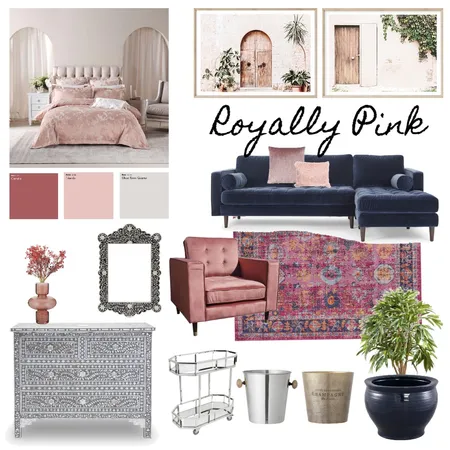 Royally Pink Interior Design Mood Board by Di Taylor Interiors on Style Sourcebook