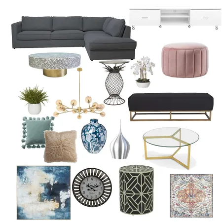 Living Room Interior Design Mood Board by Nusrat Jahan on Style Sourcebook