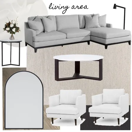 Living Area Interior Design Mood Board by hafsaah on Style Sourcebook