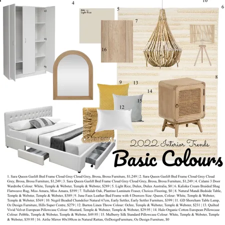 Basic Colour Trends Board Interior Design Mood Board by Gabbi_1762 on Style Sourcebook