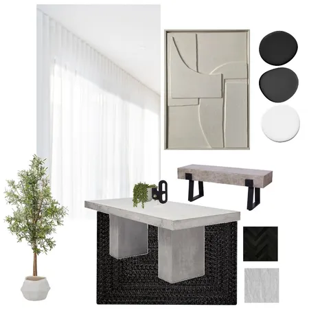 dining room modern Interior Design Mood Board by taliahedwards on Style Sourcebook