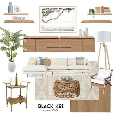 NKD Living Interior Design Mood Board by Black Koi Design Studio on Style Sourcebook