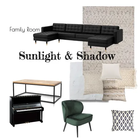 Family Room Interior Design Mood Board by LittleLeah on Style Sourcebook