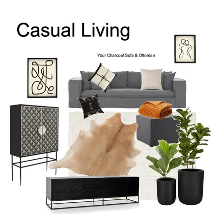Casual Living Room Interior Design Mood Board by Suzanne Ladkin on Style Sourcebook