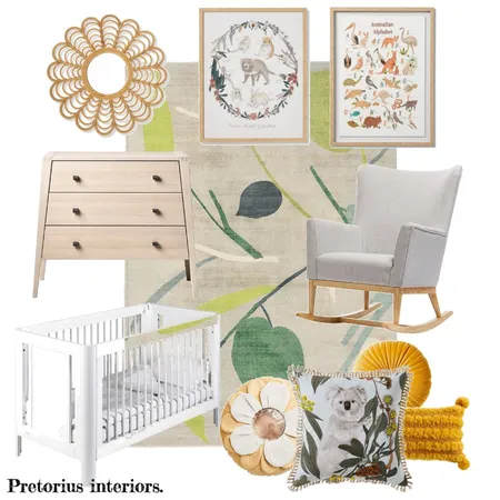 Aussie Nursery Interior Design Mood Board by Pretorius interiors on Style Sourcebook