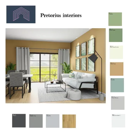 3D rendered design Interior Design Mood Board by Pretorius interiors on Style Sourcebook