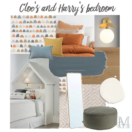 Harry's and Cloe's bedroom Interior Design Mood Board by IvanaM Interiors on Style Sourcebook