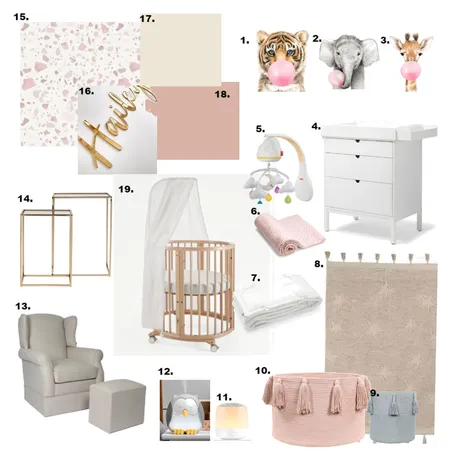 Nursery -21062021 Interior Design Mood Board by Curated interiors on Style Sourcebook