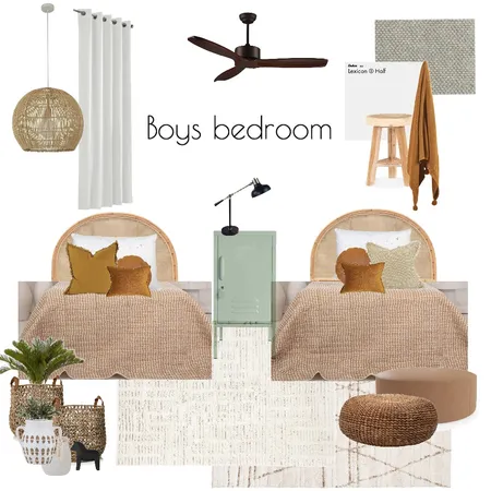 Boys Bedroom Interior Design Mood Board by driftspacedesign on Style Sourcebook