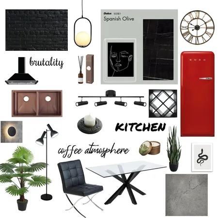 лофт кухня проэкт 1 Interior Design Mood Board by Danil on Style Sourcebook