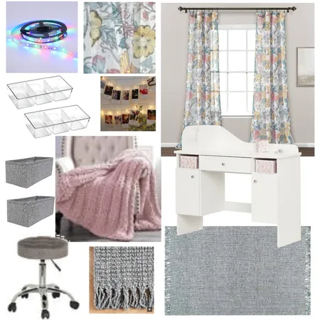 Halle's Room Interior Design Mood Board by Annalei May Designs on Style Sourcebook