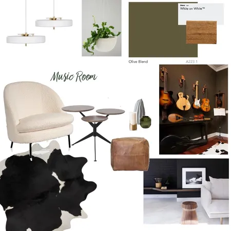 Music room - Moody Interior Design Mood Board by LCameron on Style Sourcebook