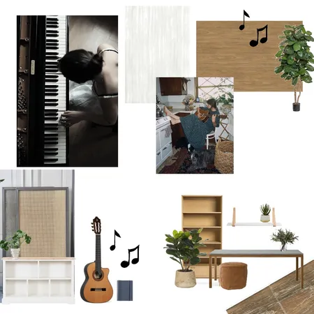 Escritório Pianista Interior Design Mood Board by Catia Furlan on Style Sourcebook