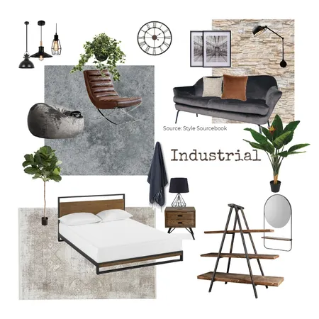 Industrial Interior Design Mood Board by mindless67 on Style Sourcebook