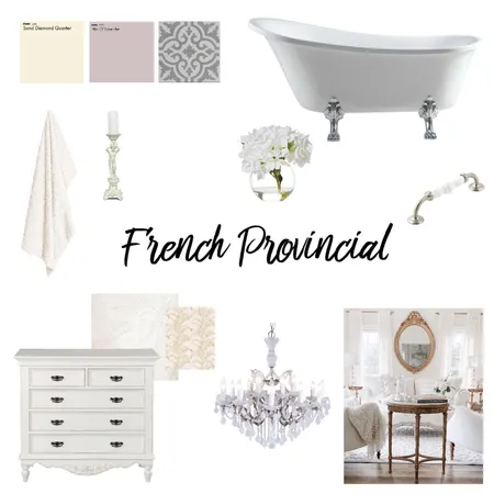 French Provincial Interior Design Mood Board by louisejeannebrown on Style Sourcebook