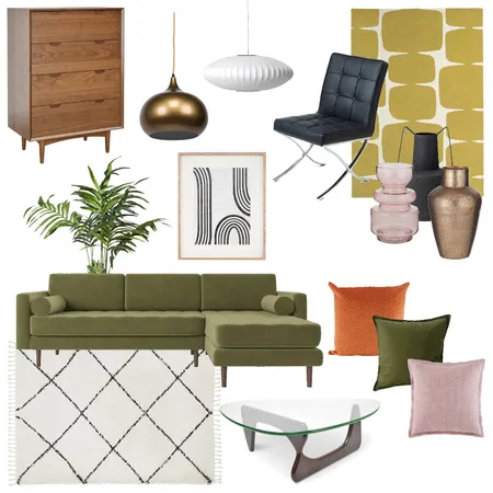 Mid-Century Modernss Interior Design Mood Board by graphite hands on Style Sourcebook