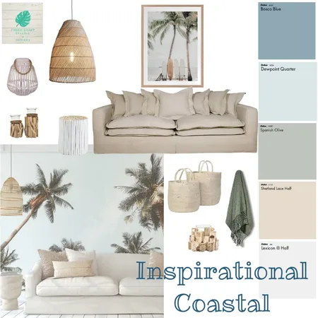 inspirational coastal Interior Design Mood Board by Fresh Start Styling & Designs on Style Sourcebook