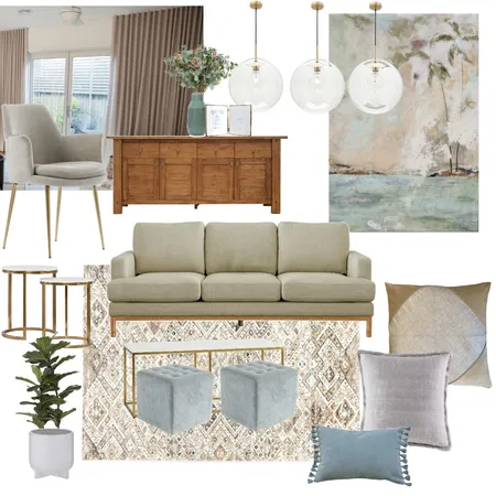 Lounge/dining classic modern style Interior Design Mood Board by The Ginger Stylist on Style Sourcebook