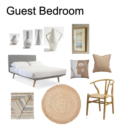 Guest Bedroom Interior Design Mood Board by Suzanne Ladkin on Style Sourcebook