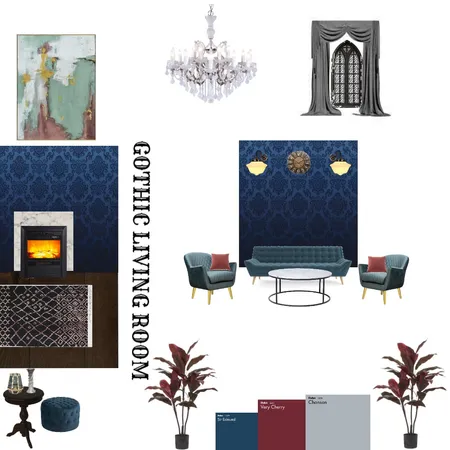 GOTHIC MOOD BOARD Interior Design Mood Board by Jatin Pathak on Style Sourcebook