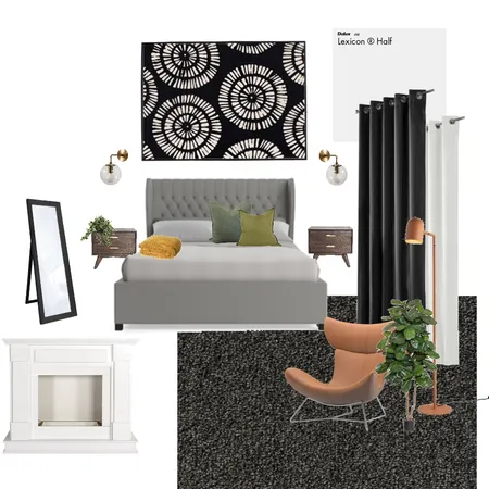 MCM Bedroom Interior Design Mood Board by jascolla on Style Sourcebook