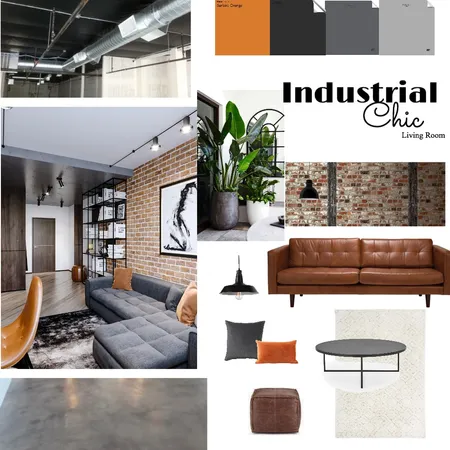 Industrial Chic Interior Design Mood Board by lavieestbelledecor on Style Sourcebook