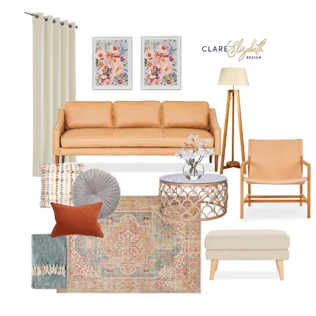 Scandi Traditional Living Room Interior Design Mood Board by Clare Elizabeth Design on Style Sourcebook