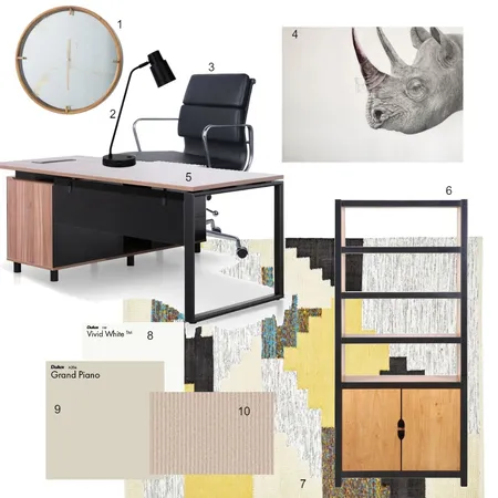 office 1 Interior Design Mood Board by Jo Murphy on Style Sourcebook