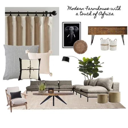 Modern Farmhouse Africa Interior Design Mood Board by kirstybarclay on Style Sourcebook