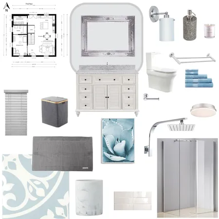 Bathroom Interior Design Mood Board by Hansari on Style Sourcebook