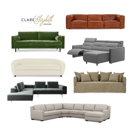 Sofa Types Interior Design Mood Board by Clare Elizabeth Design on Style Sourcebook