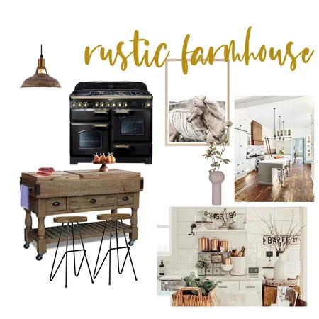 Rustic Farmhouse Interior Design Mood Board by Denise Widjaja on Style Sourcebook