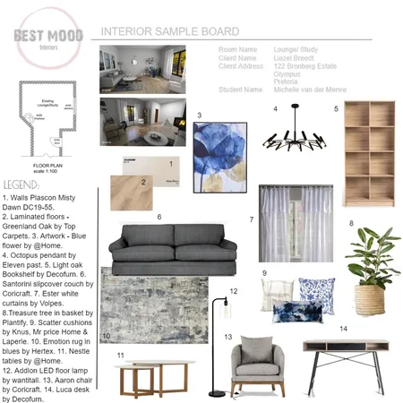 Interior sample board Interior Design Mood Board by Michellie on Style Sourcebook