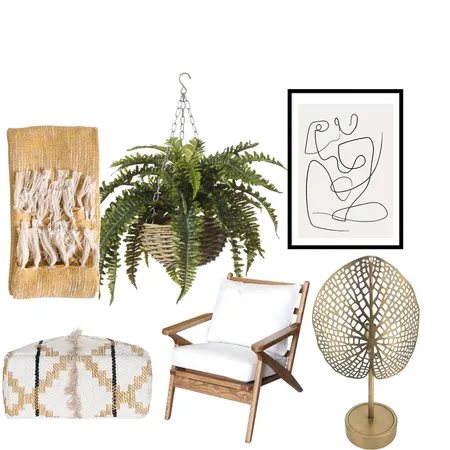 WHITE AND GOLD SITTING ROOM Interior Design Mood Board by Jo Murphy on Style Sourcebook