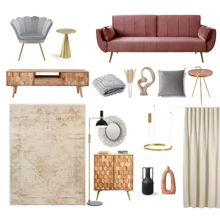 Moodboard Living Beatrice v2 Interior Design Mood Board by Designful.ro on Style Sourcebook