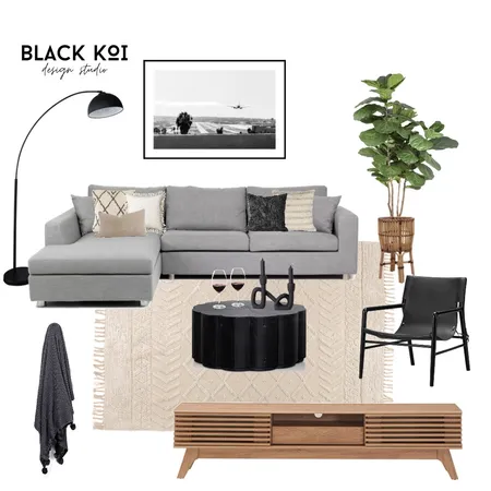 Tash's Lounge Room Interior Design Mood Board by Black Koi Design Studio on Style Sourcebook