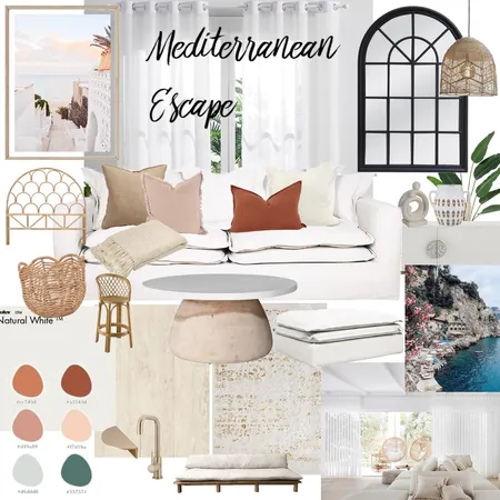 Mediterranean Escape Interior Design Mood Board by alarnalawrence on Style Sourcebook