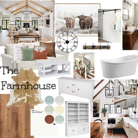 The Farmhouse Interior Design Mood Board by alarnalawrence on Style Sourcebook