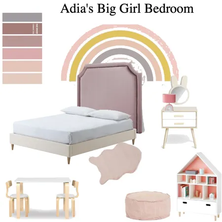 Adia's Blush Bedroom Interior Design Mood Board by DiamondBrook on Style Sourcebook