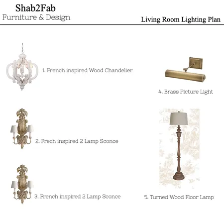 Living Room Lighting Plan Interior Design Mood Board by Shab2Fab on Style Sourcebook