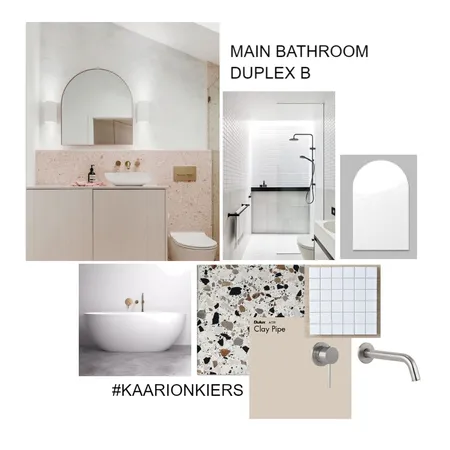 Main Bathroom Duplex B Interior Design Mood Board by hemko interiors on Style Sourcebook