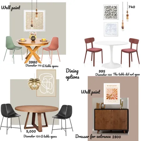כניסה ופינת אוכל הדירה בגבעתיים Interior Design Mood Board by michalwk on Style Sourcebook