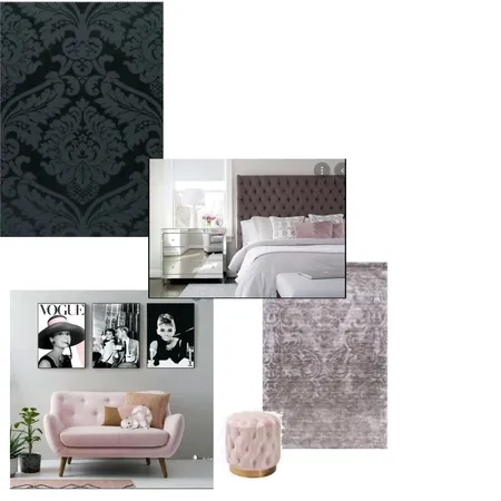 Modern Hollywood Regency Bedroom Interior Design Mood Board by Michellet on Style Sourcebook